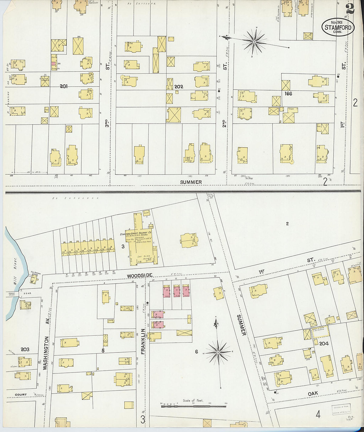 Stamford, Fairfield County, Connecticut 1901 (Sheet 2 of 26) by Relic Map Company