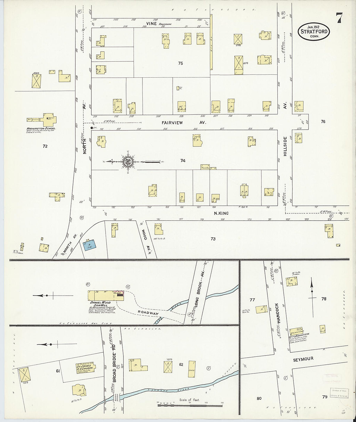 Stratford, Fairfield County, Connecticut 1912 (Sheet 7 of 8) by Relic Map Company