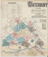 Waterbury, New Haven County, Connecticut 1884 (Sheet 1 of 17) by Relic Map Company