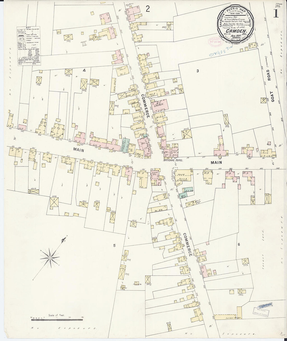 This old map of Camden, Kent County, Delaware was created by Sanborn Map Company in 1897