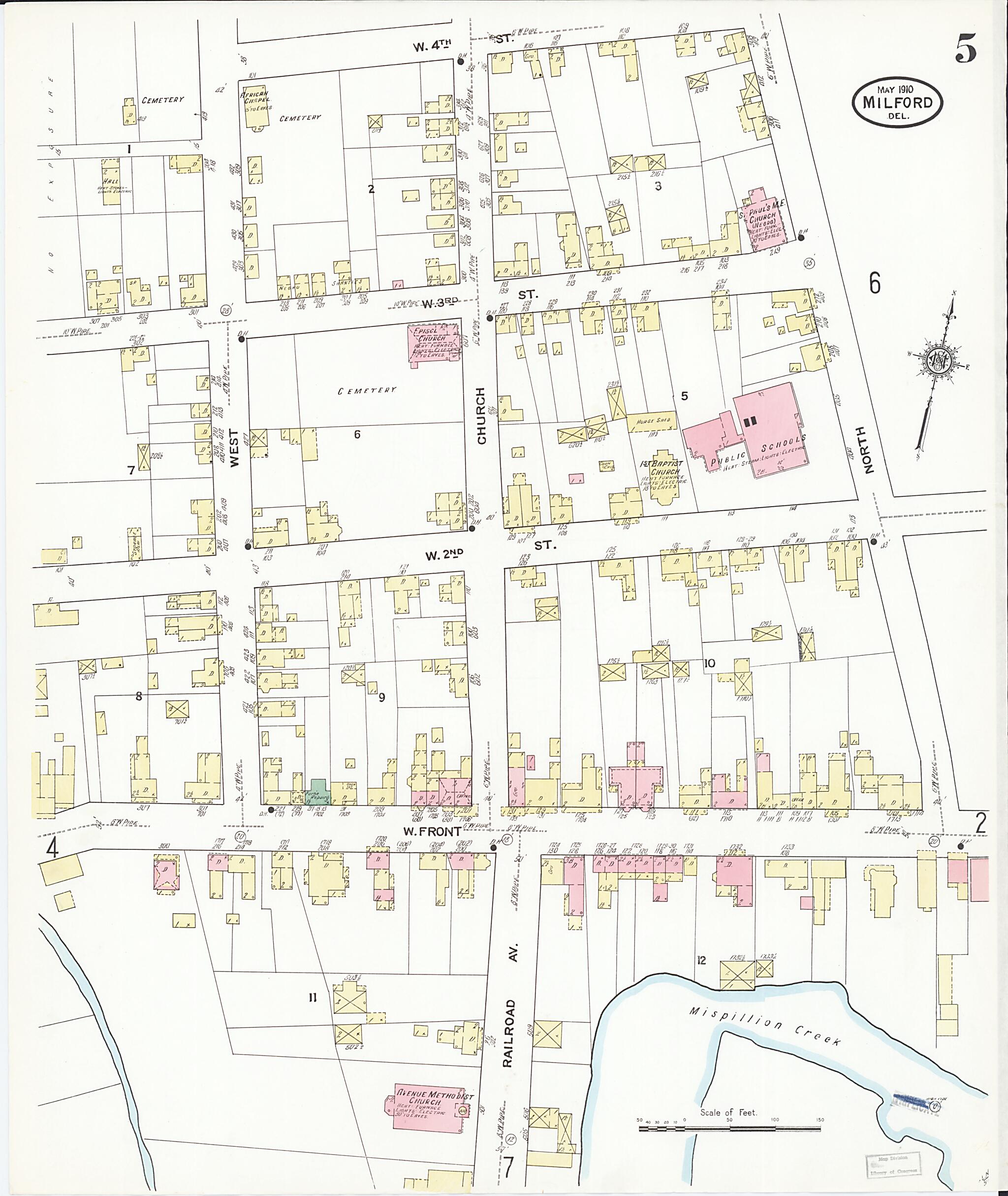 This old map of Sussex Counties, Delaware was created by Sanborn Map Company in 1910