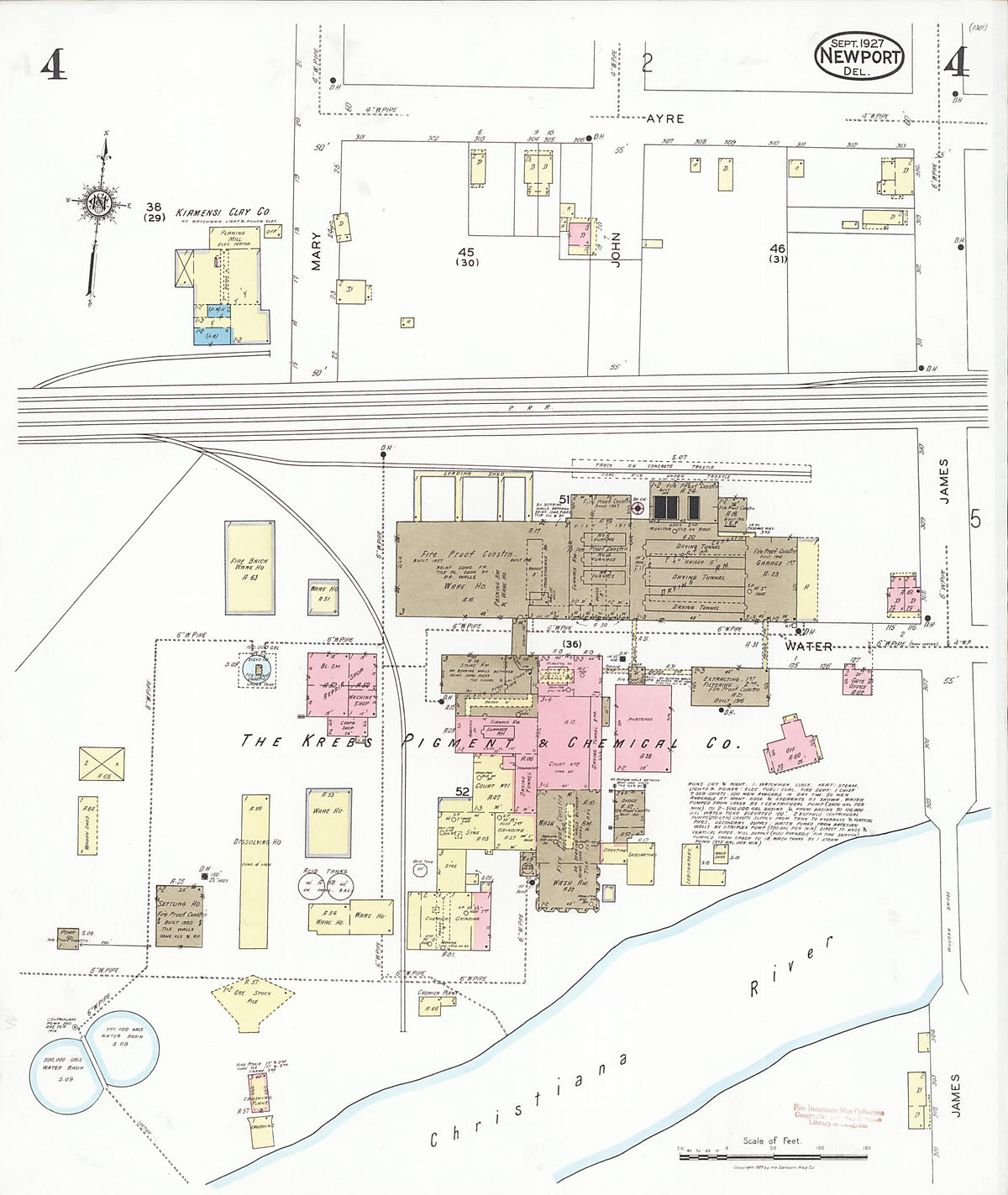 Newport, New Castle County, Delaware 1927 (Sheet 4) by Relic Map Company