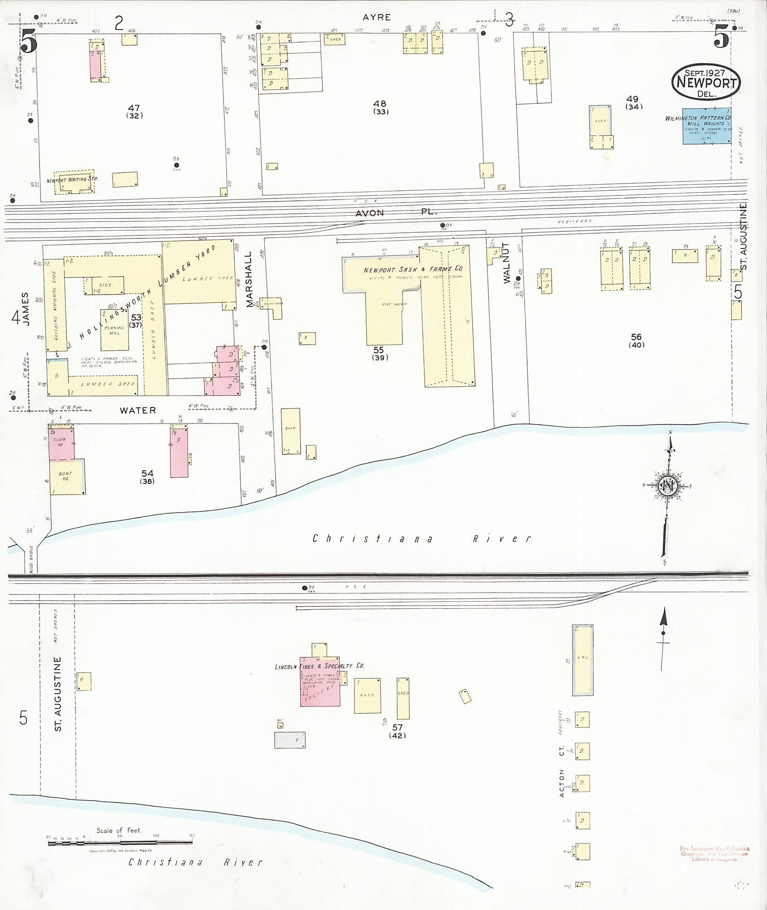 This old map of Richardson Park, New Castle County, Delaware was created by Sanborn Map Company in 1927