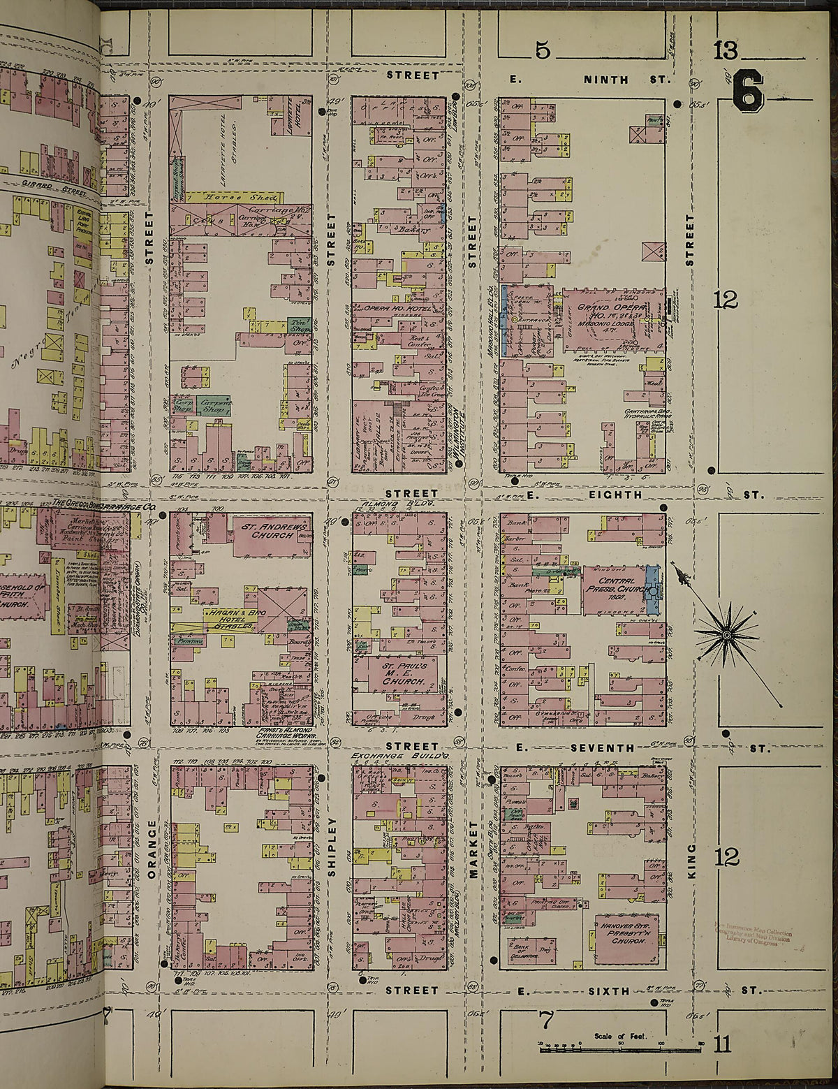 Wilmington, New Castle County, Delaware 1884 (Sheet 14) by Relic Map Company
