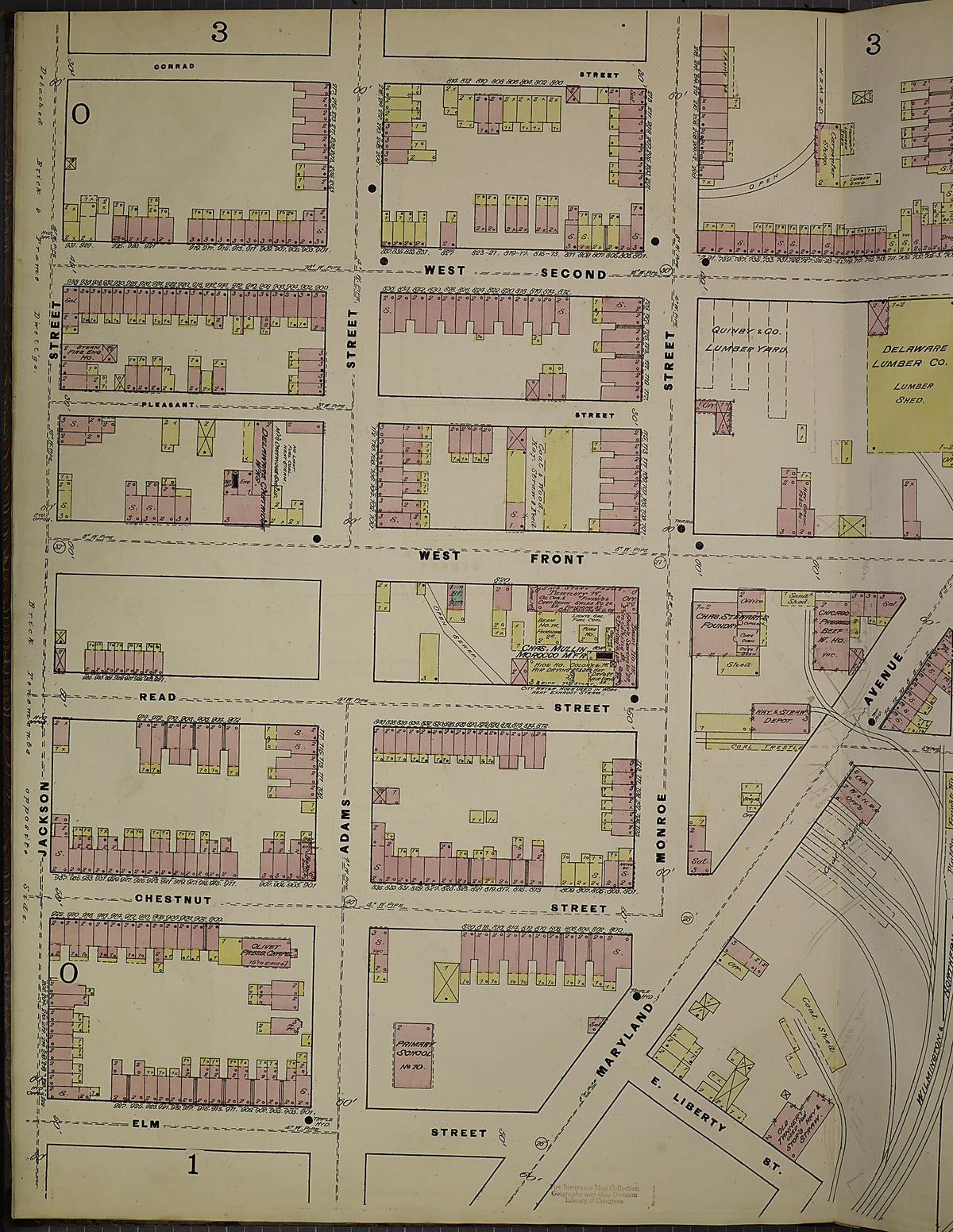 Wilmington, New Castle County, Delaware 1884 (Sheet 5) by Relic Map Company