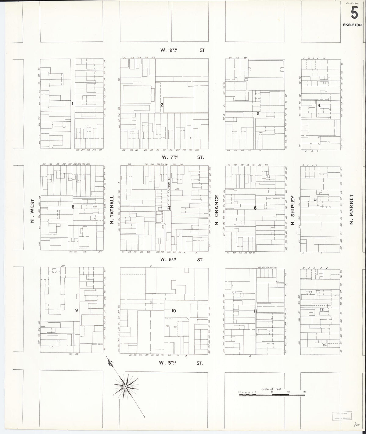 Wilmington, New Castle County, Delaware 1901 (Sheet 11 of 80) by Relic Map Company