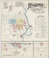 Athens, Clarke County, Georgia 1888 (Sheet 1 of 7) by Relic Map Company