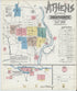 Athens, Clarke County, Georgia 1893 (Sheet 1 of 10) by Relic Map Company