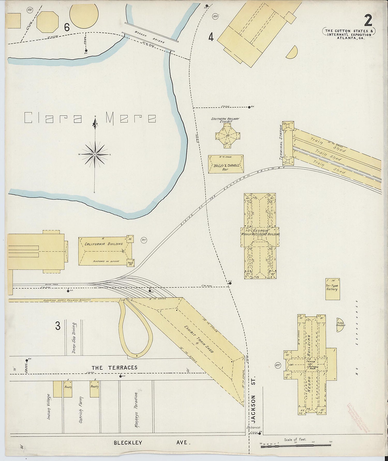 This old map of Atlanta, Fulton County, Georgia was created by Sanborn Map Company in 1895