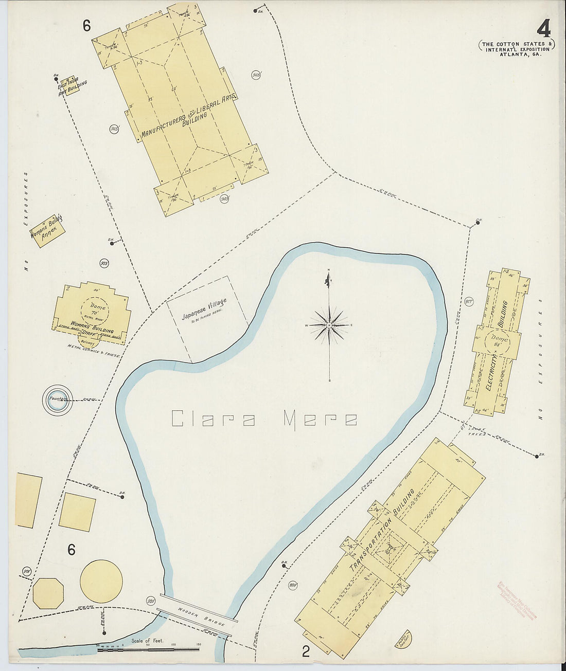 This old map of Atlanta, Fulton County, Georgia was created by Sanborn Map Company in 1895