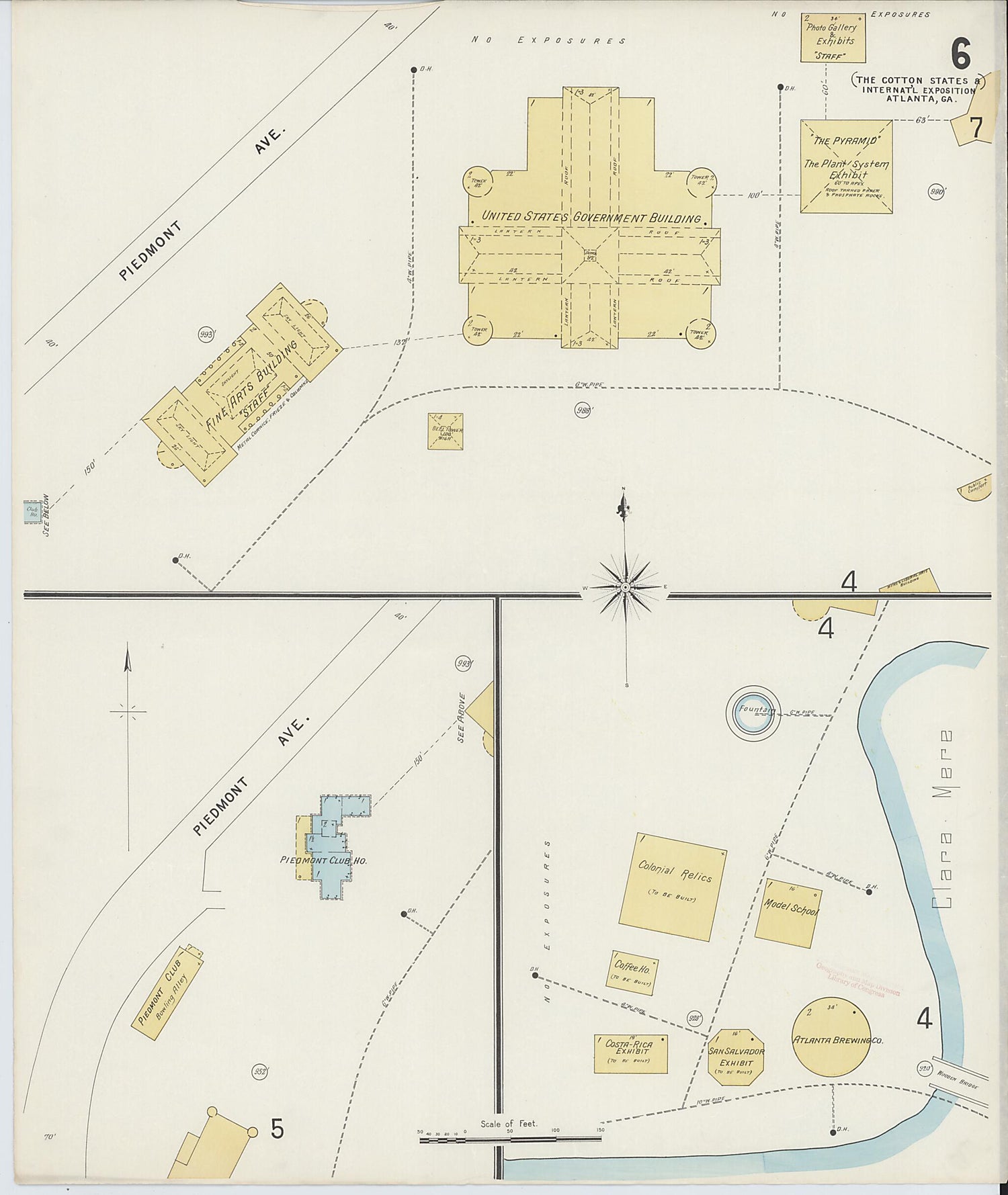 This old map of Atlanta, Fulton County, Georgia was created by Sanborn Map Company in 1895