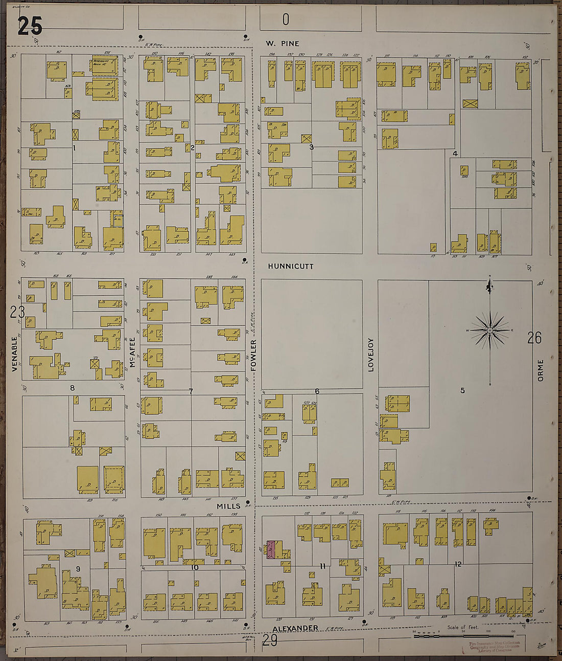 This old map of Atlanta, Fulton County, Georgia was created by Sanborn Map Company in 1899