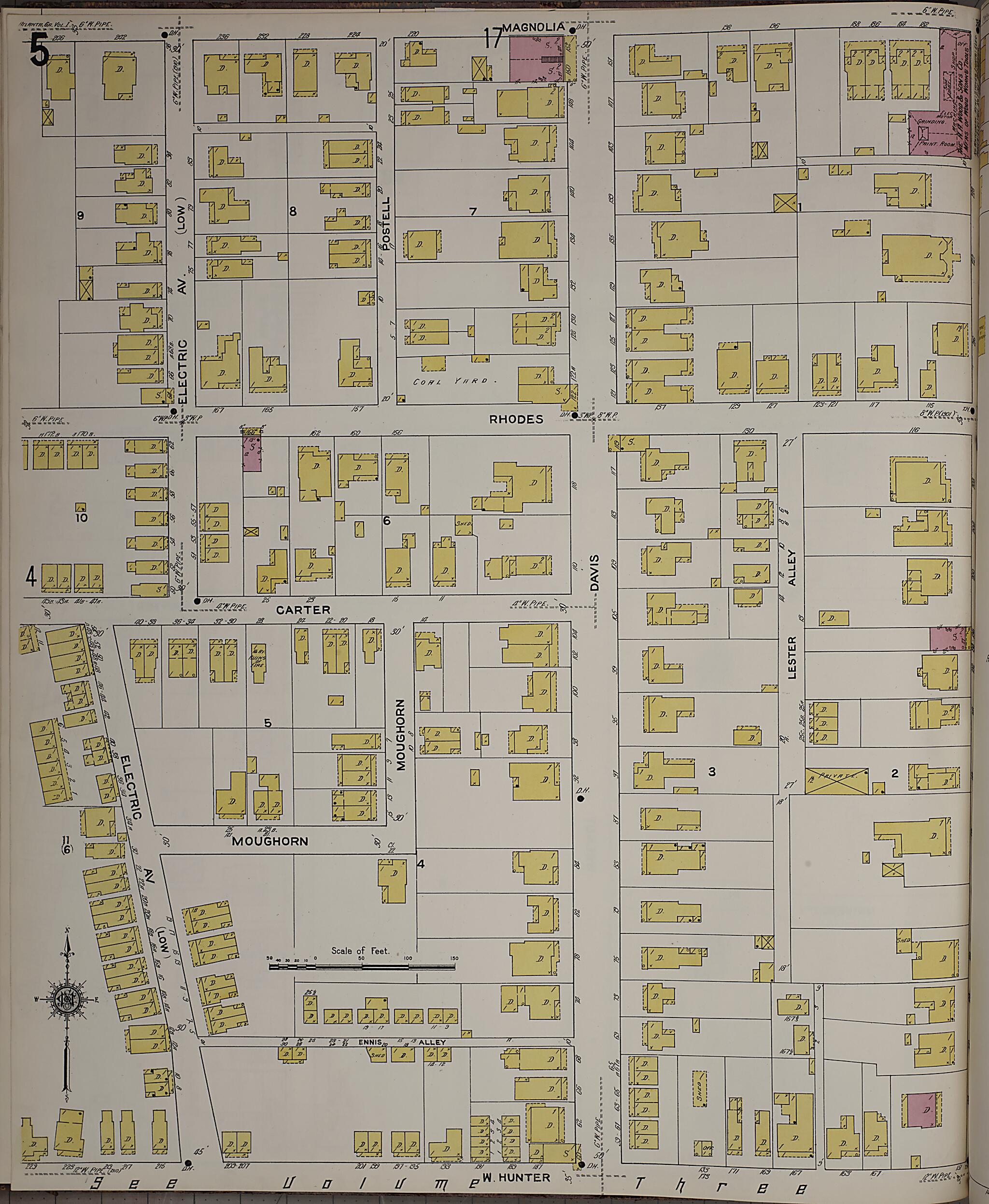 This old map of Atlanta, Fulton County, Georgia was created by Sanborn Map Company in 1911