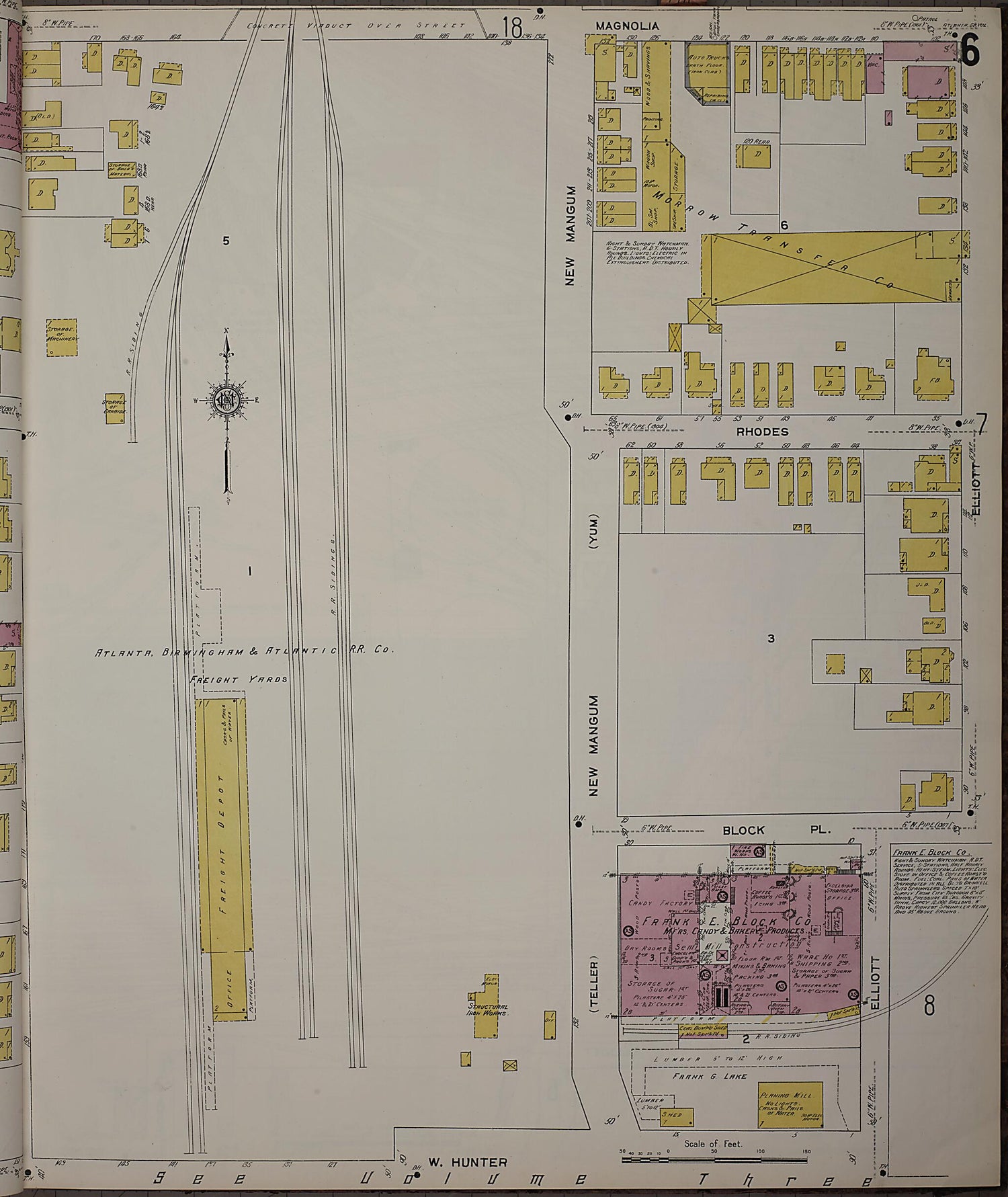 This old map of Atlanta, Fulton County, Georgia was created by Sanborn Map Company in 1911