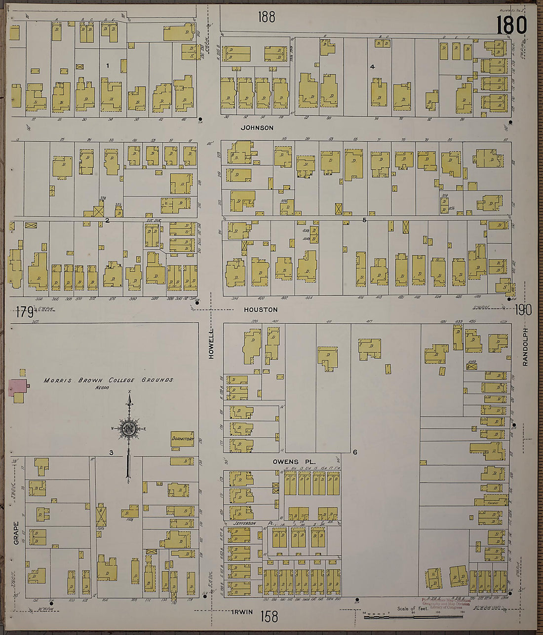 This old map of Atlanta, Fulton County, Georgia was created by Sanborn Map Company in 1911