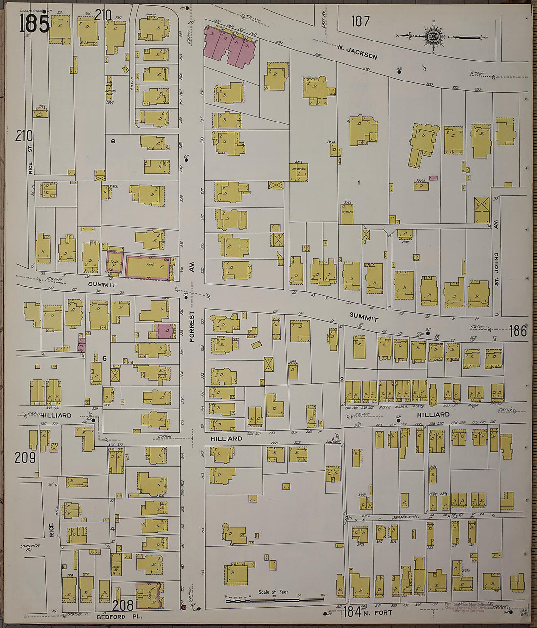 This old map of Atlanta, Fulton County, Georgia was created by Sanborn Map Company in 1911