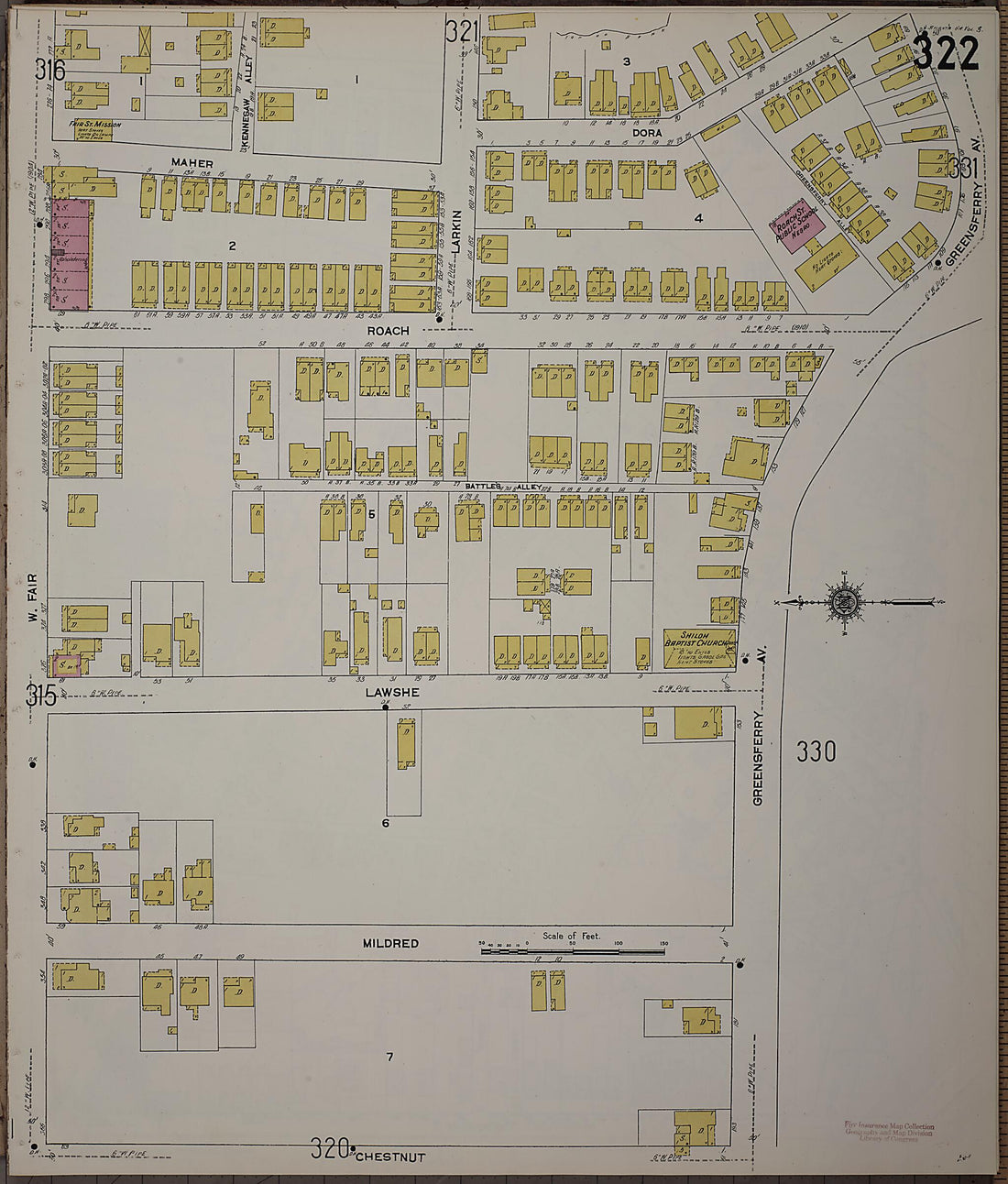 This old map of Atlanta, Fulton County, Georgia was created by Sanborn Map Company in 1911