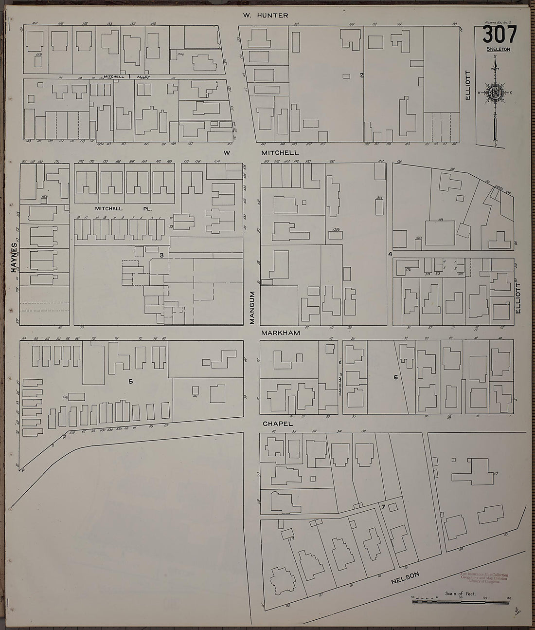 This old map of Atlanta, Fulton County, Georgia was created by Sanborn Map Company in 1911