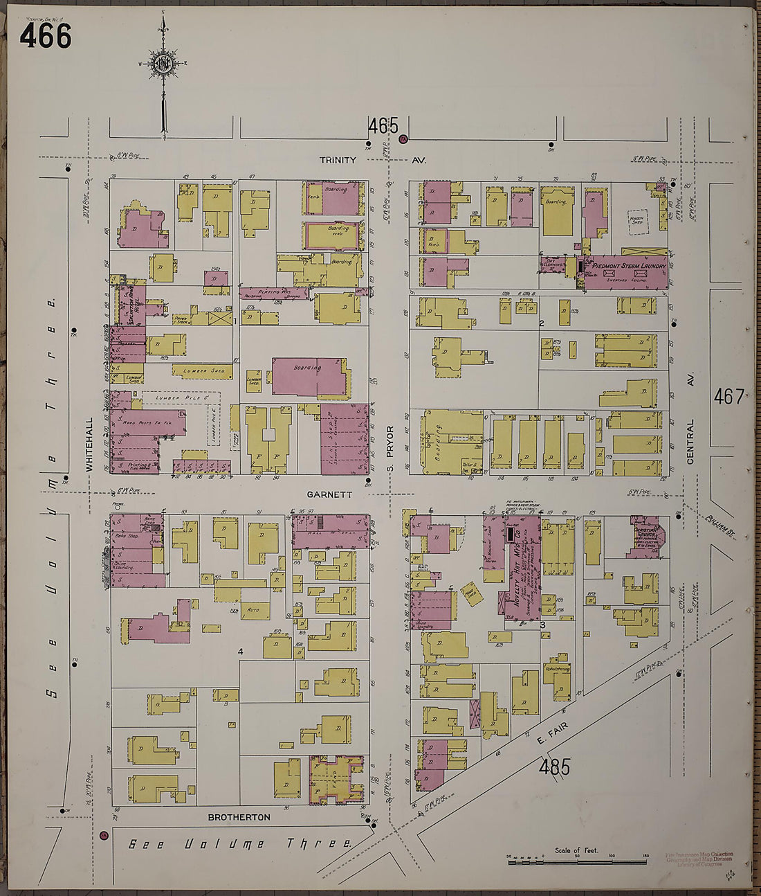 This old map of Atlanta, Fulton County, Georgia was created by Sanborn Map Company in 1911