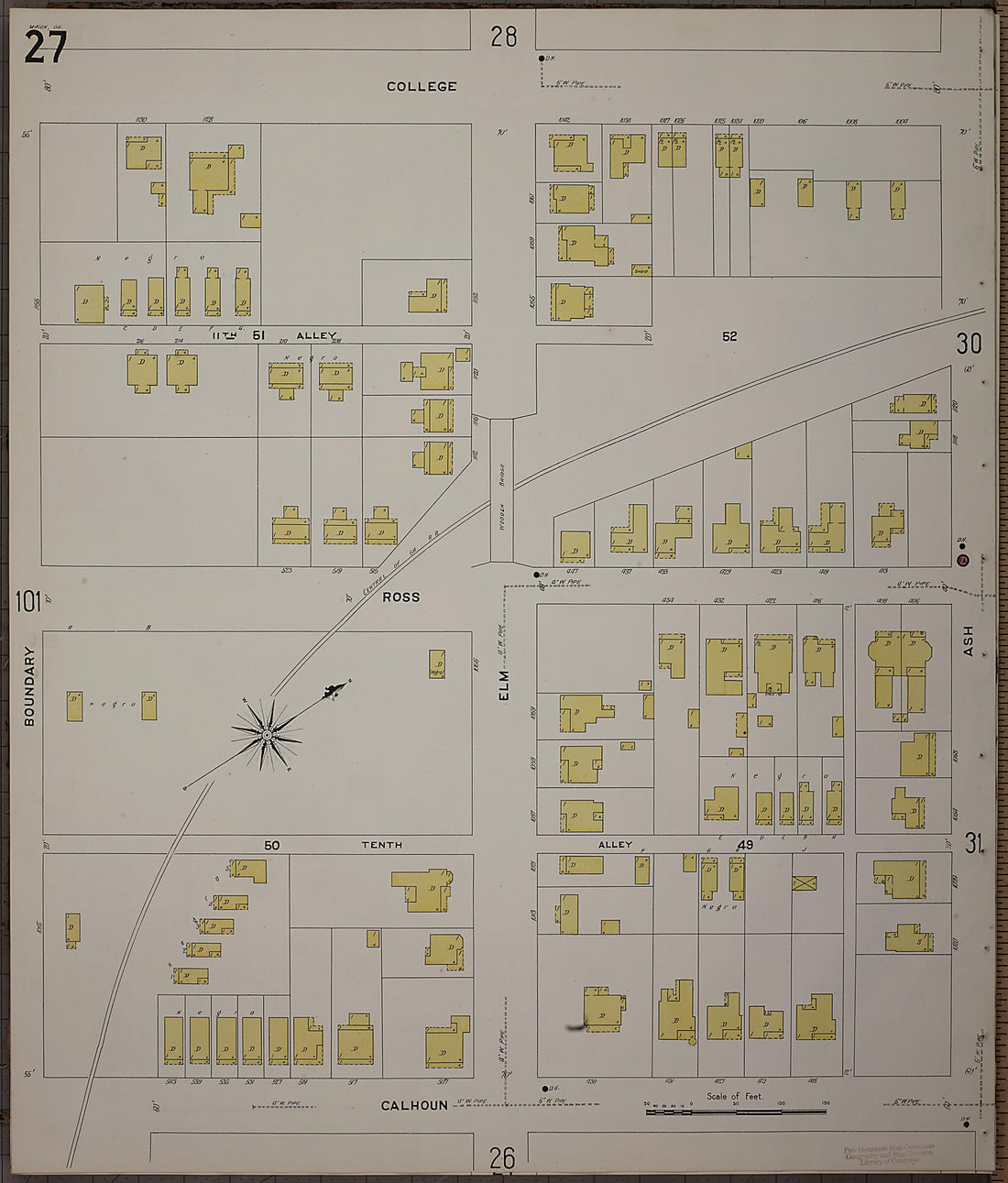 This old map of Macon, Jones County, Georgia was created by Sanborn Map Company in 1908