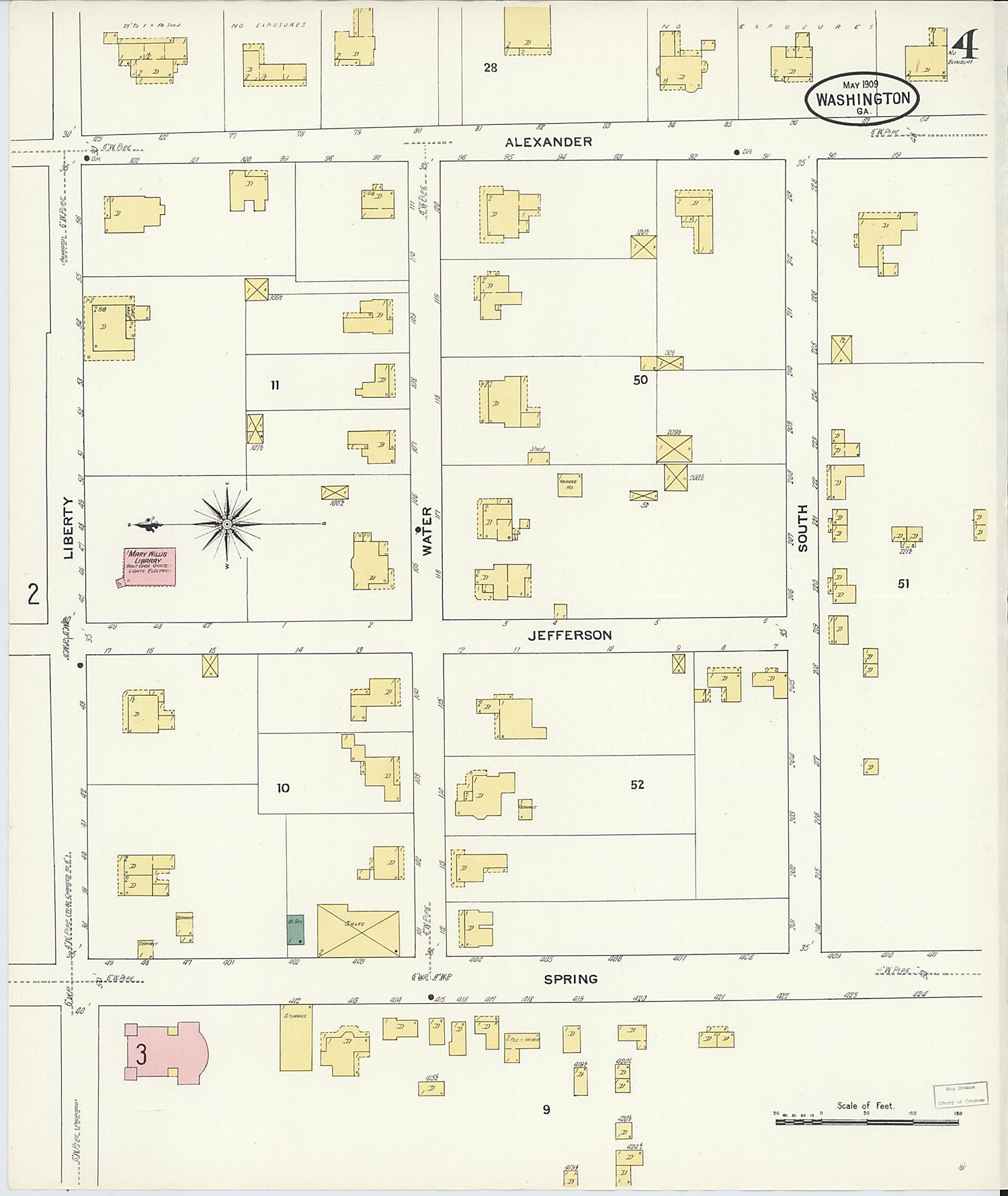This old map of Wilkes County, Washington was created by Sanborn Map Company in 1909