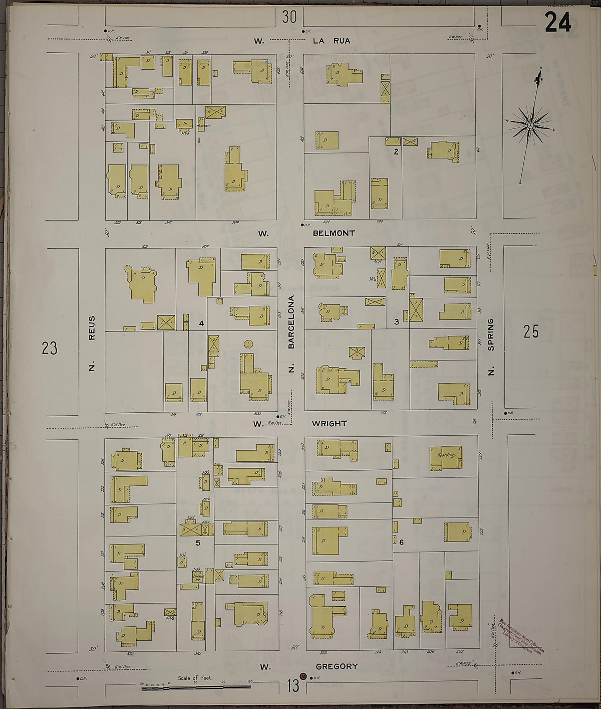 Pensacola, Escambia County, Florida 1907 (Sheet 25) by Relic Map Company