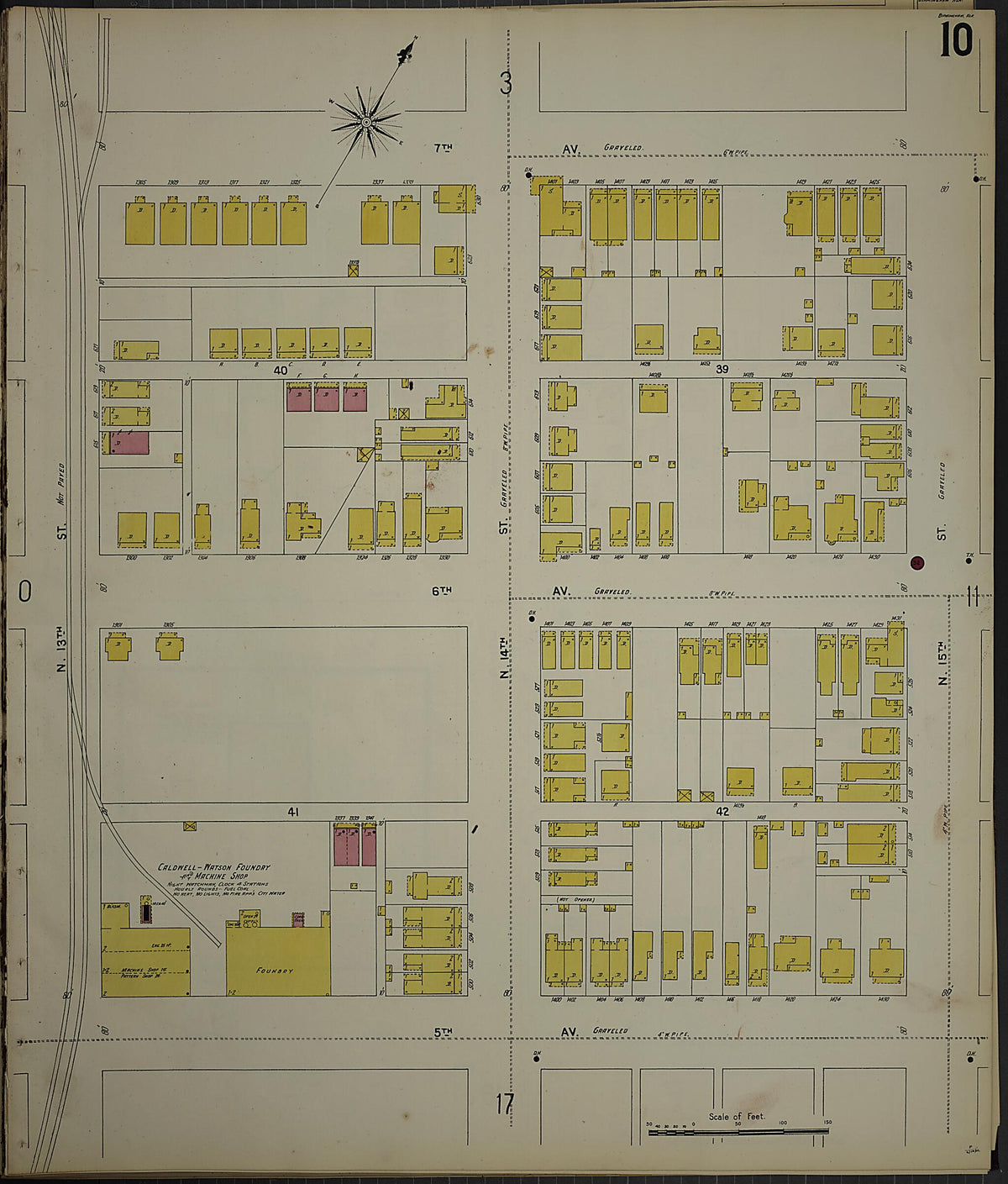 Birmingham, Jefferson County, Alabama 1902 (Sheet 11) by Relic Map Company