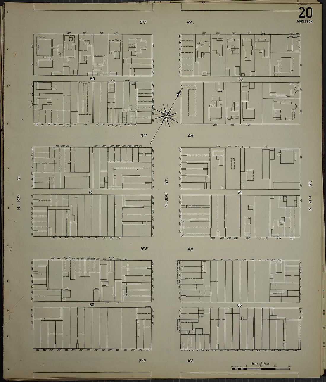 This old map of Birmingham, Jefferson County, Alabama was created by Sanborn Map Company in 1902