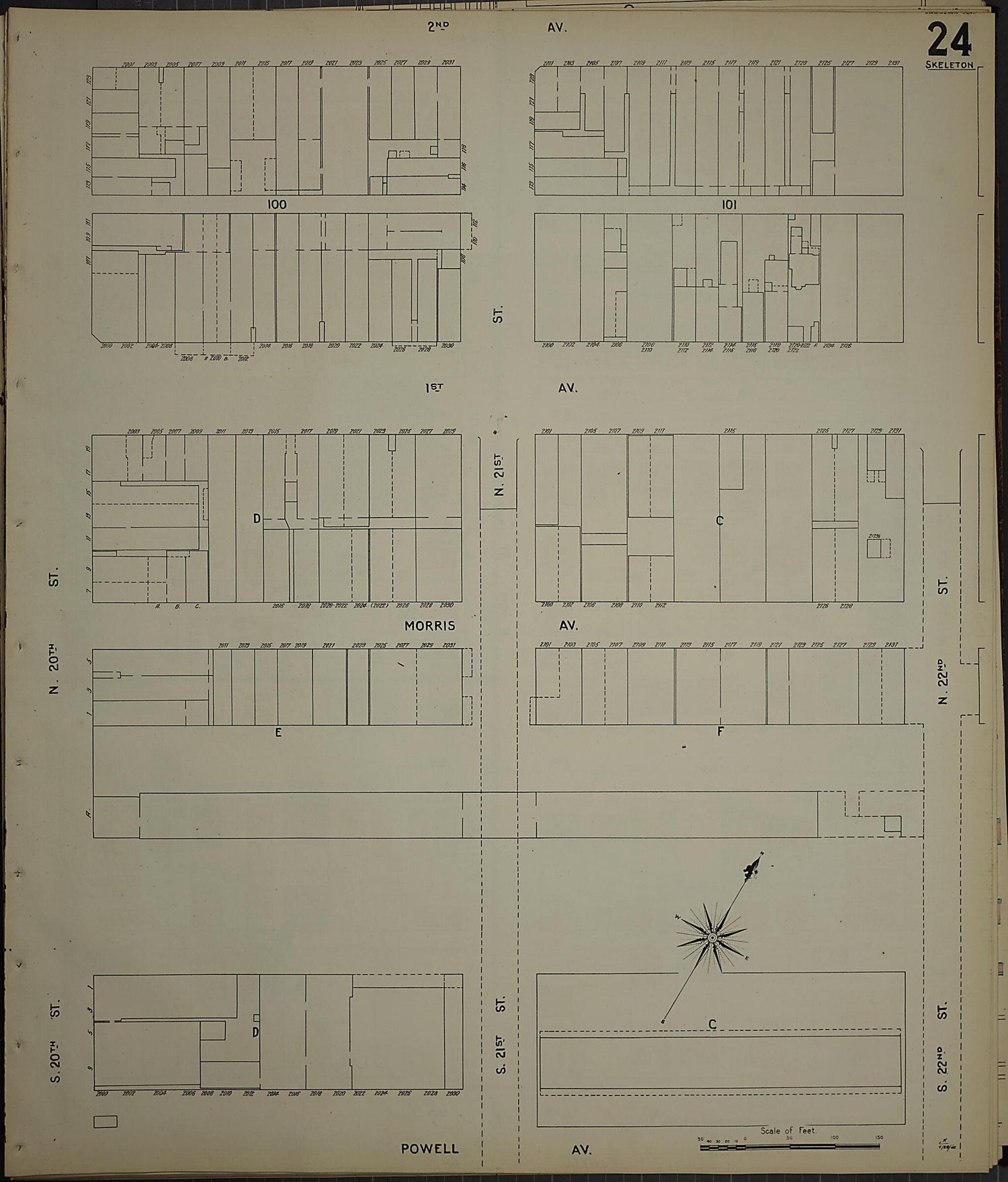 This old map of Birmingham, Jefferson County, Alabama was created by Sanborn Map Company in 1902