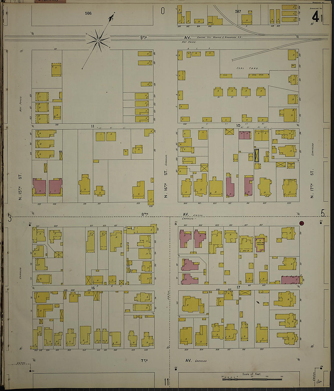 This old map of Birmingham, Jefferson County, Alabama was created by Sanborn Map Company in 1902