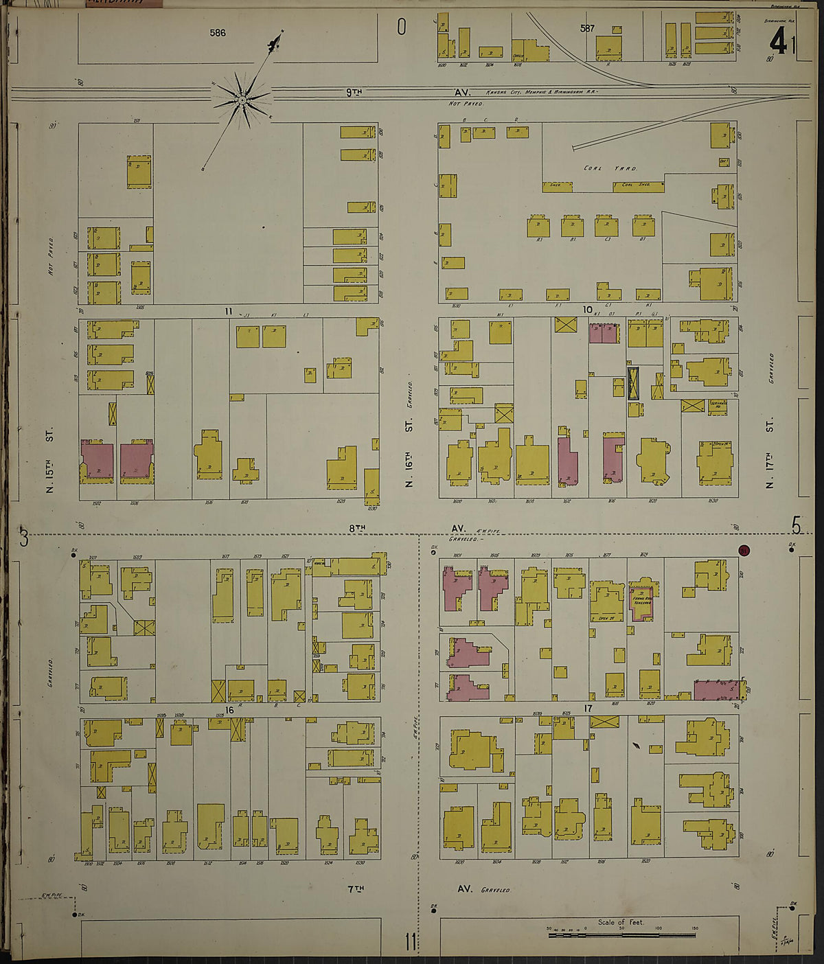 Birmingham, Jefferson County, Alabama 1902 (Sheet 5) by Relic Map Company