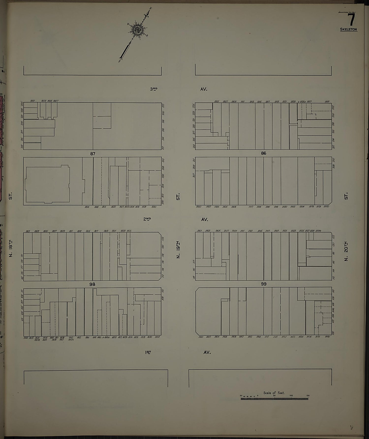 This old map of Birmingham, Jefferson County, Alabama was created by Sanborn Map Company in 1911