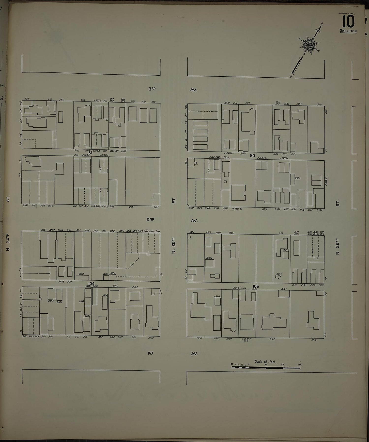 This old map of Birmingham, Jefferson County, Alabama was created by Sanborn Map Company in 1911