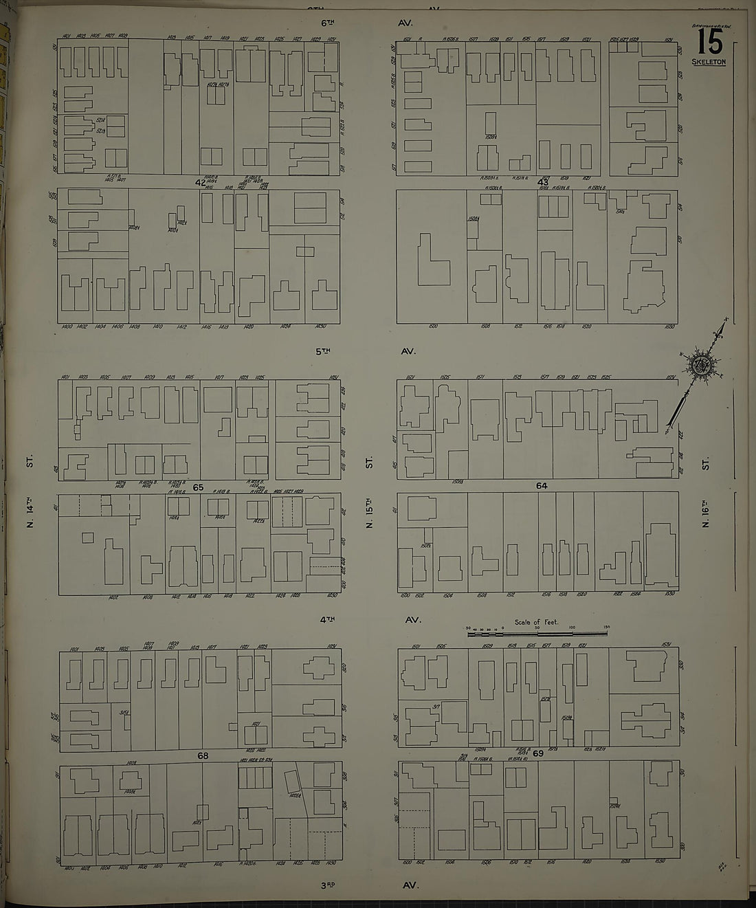 This old map of Birmingham, Jefferson County, Alabama was created by Sanborn Map Company in 1911