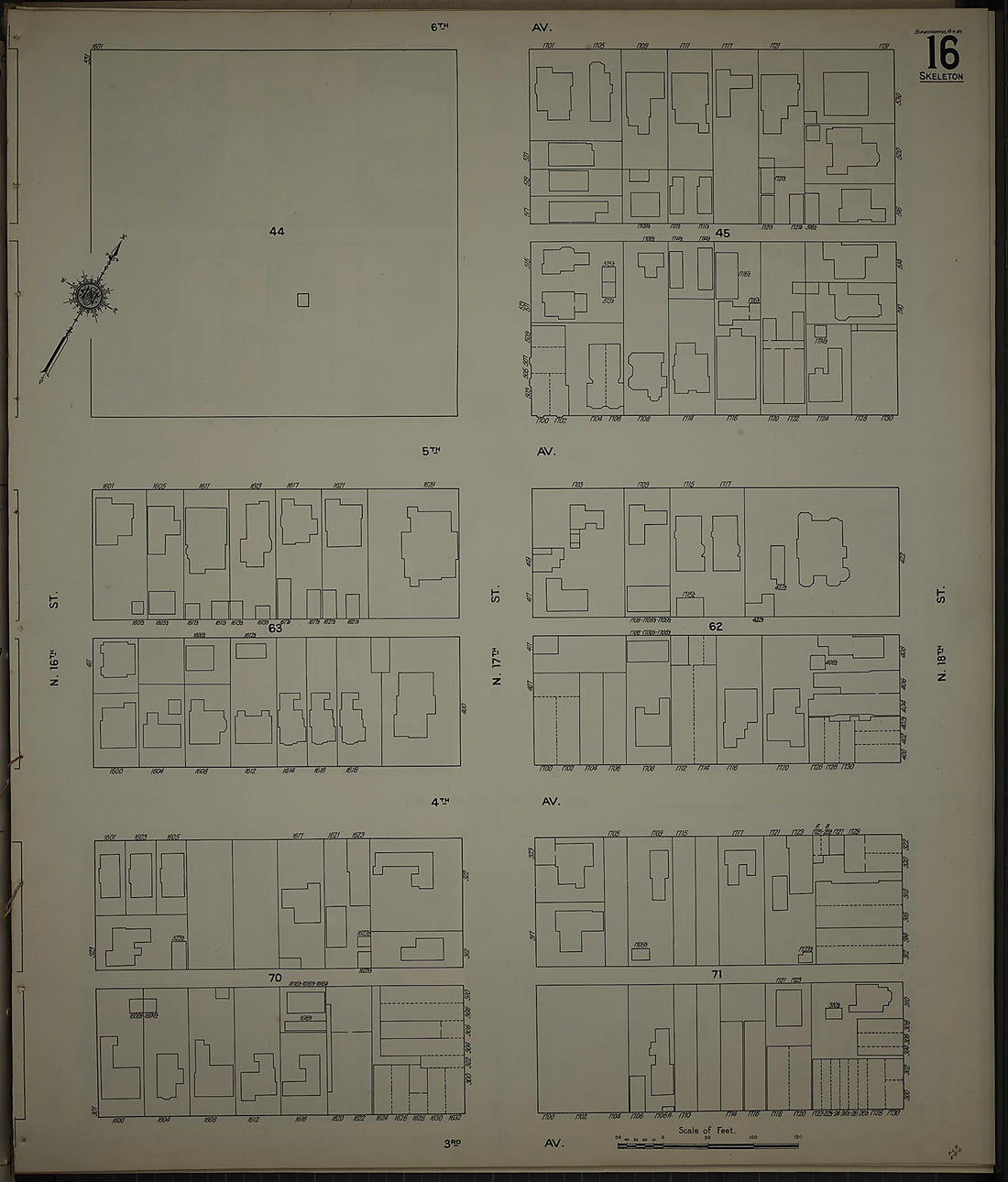 This old map of Birmingham, Jefferson County, Alabama was created by Sanborn Map Company in 1911