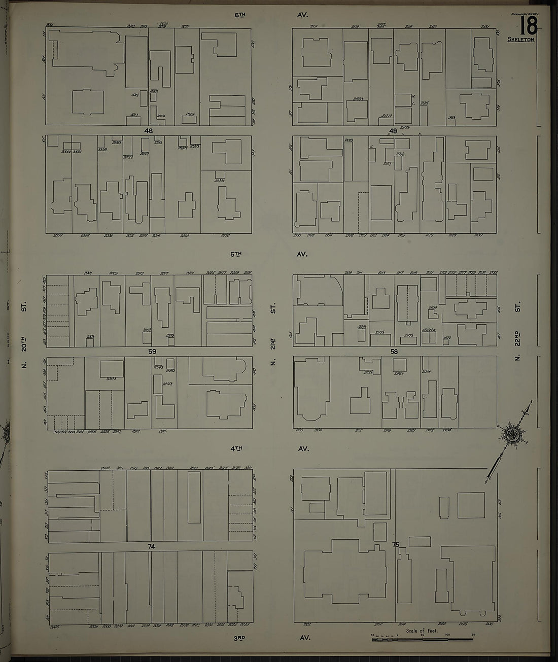 This old map of Birmingham, Jefferson County, Alabama was created by Sanborn Map Company in 1911