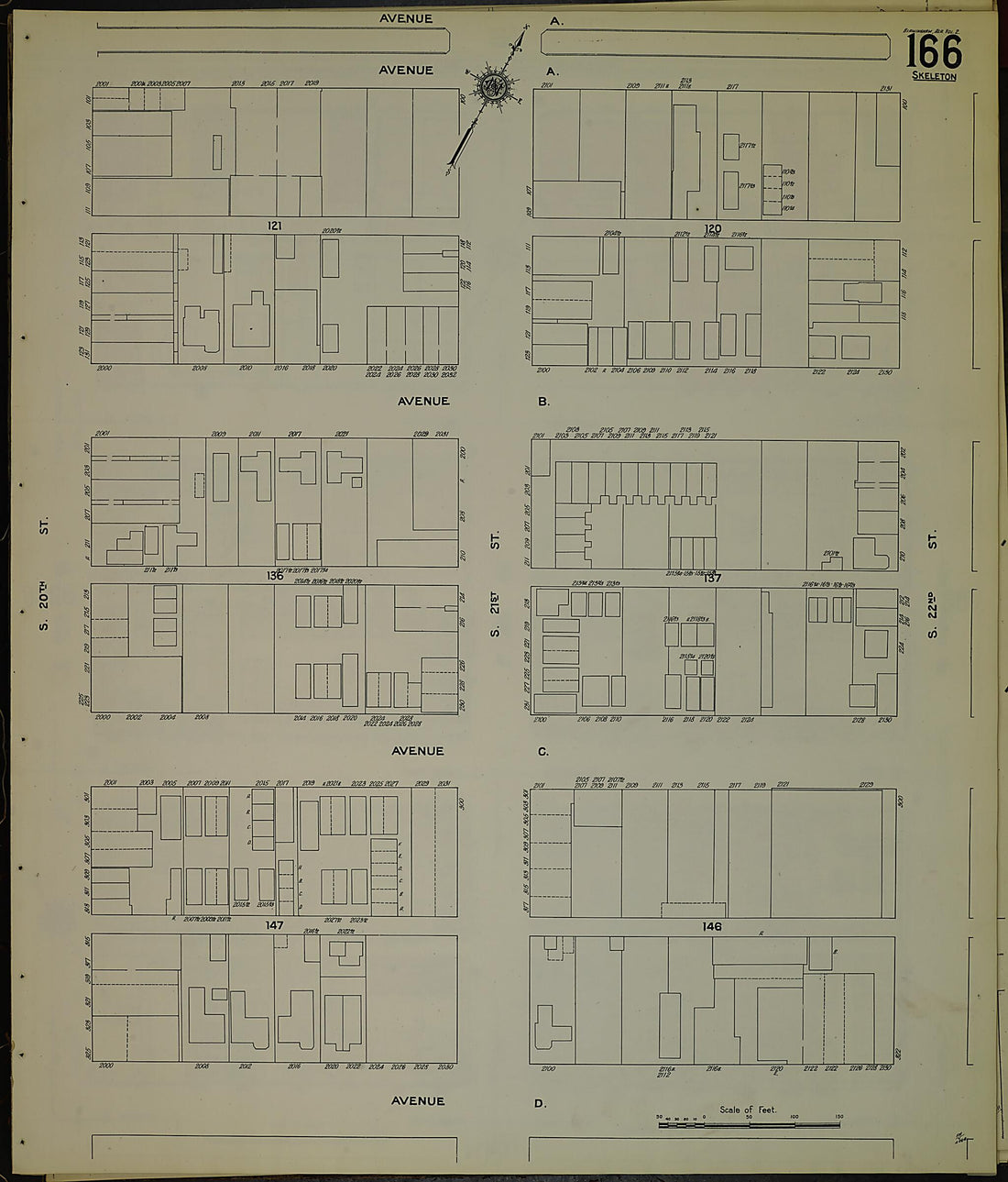 This old map of Birmingham, Jefferson County, Alabama was created by Sanborn Map Company in 1911