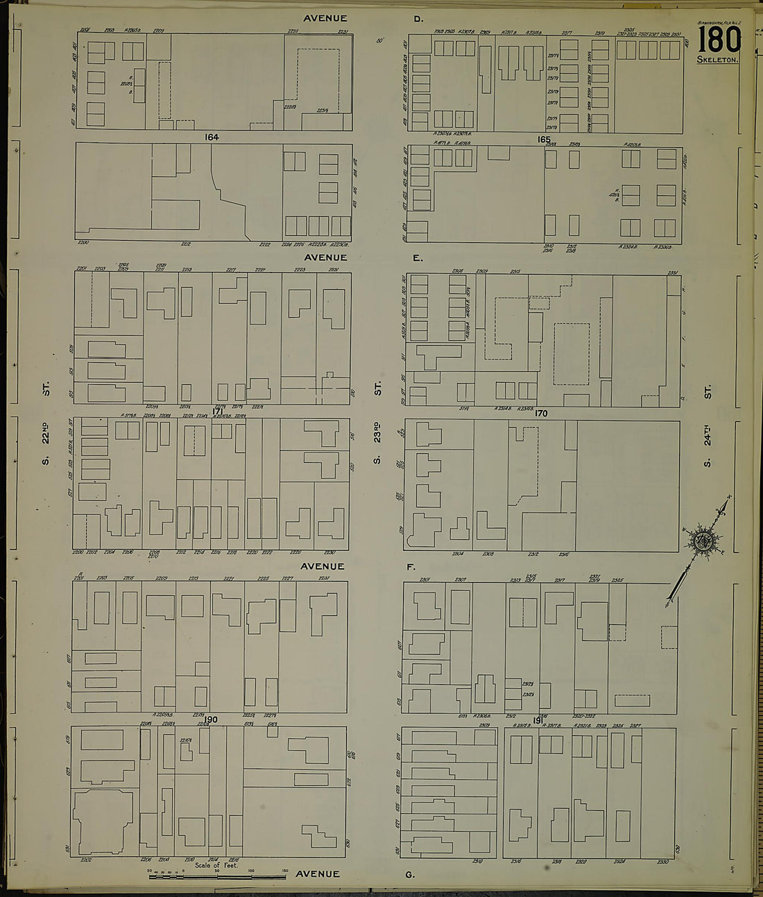 This old map of Birmingham, Jefferson County, Alabama was created by Sanborn Map Company in 1911