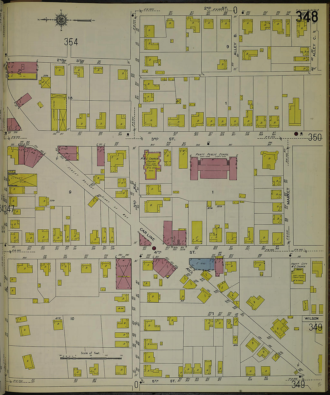 This old map of Birmingham, Jefferson County, Alabama was created by Sanborn Map Company in 1911