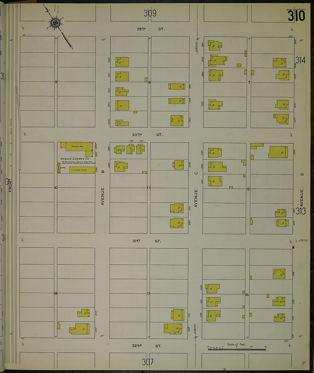 This old map of Birmingham, Jefferson County, Alabama was created by Sanborn Map Company in 1911