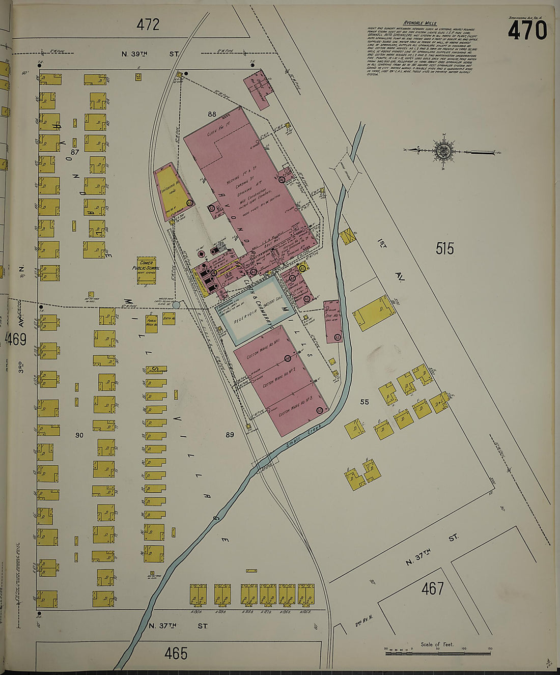 This old map of Birmingham, Jefferson County, Alabama was created by Sanborn Map Company in 1911