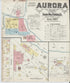 Aurora, Dearborn County, Indiana 1887 (Sheet 1 of 5) by Relic Map Company