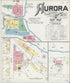 Aurora, Dearborn County, Indiana 1892 (Sheet 1 of 6) by Relic Map Company