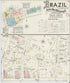 Brazil, Clay County, Indiana 1887 (Sheet 1 of 5) by Relic Map Company