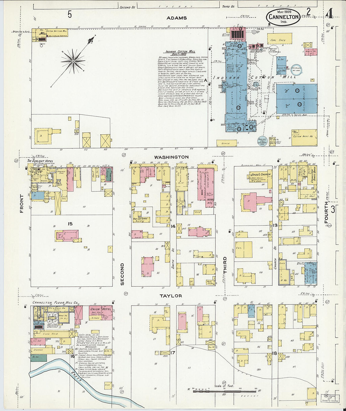 Cannelton, Perry County, Indiana 1909 (Sheet 4 of 6) by Relic Map Company