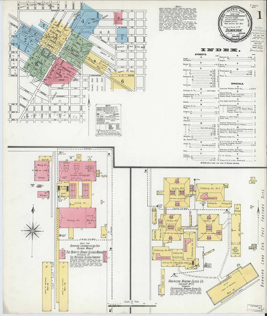 This old map of Jay, Indiana was created by Sanborn Map Company in 1900