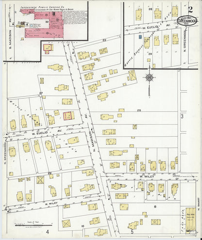 Greenwood, Johnson County, Indiana 1920 (Sheet 2 of 8) by Relic Map Company
