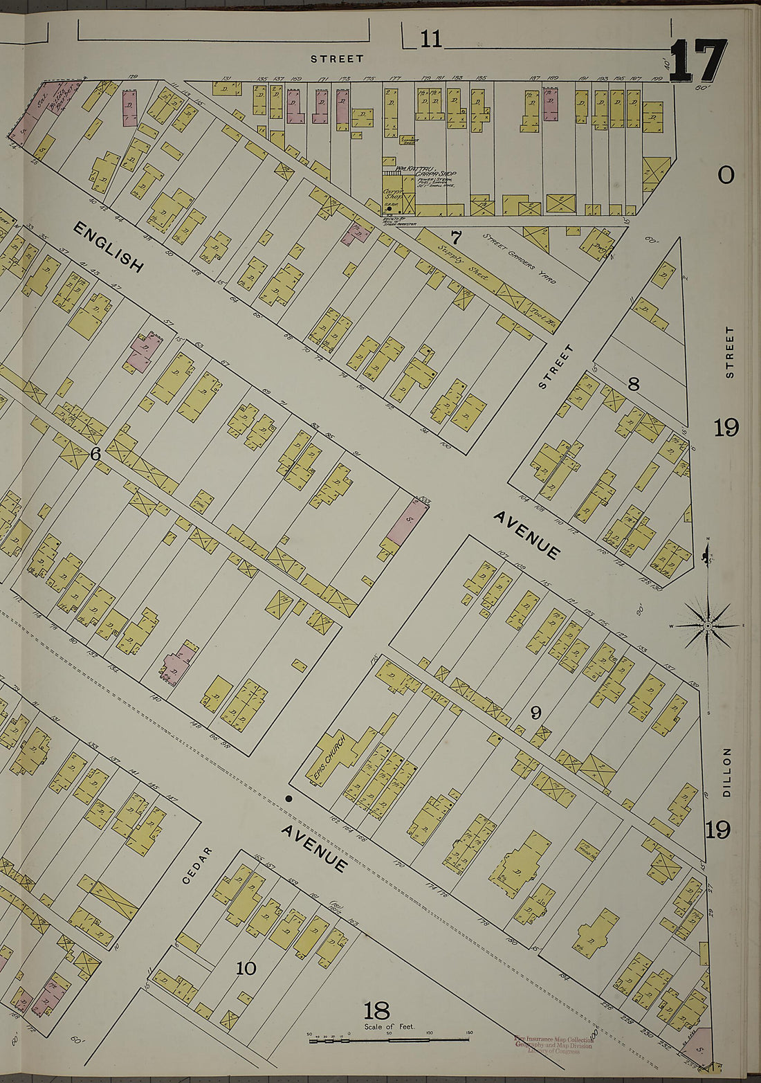 This old map of Indianapolis, Marion County, Indiana was created by Sanborn Map Company in 1887