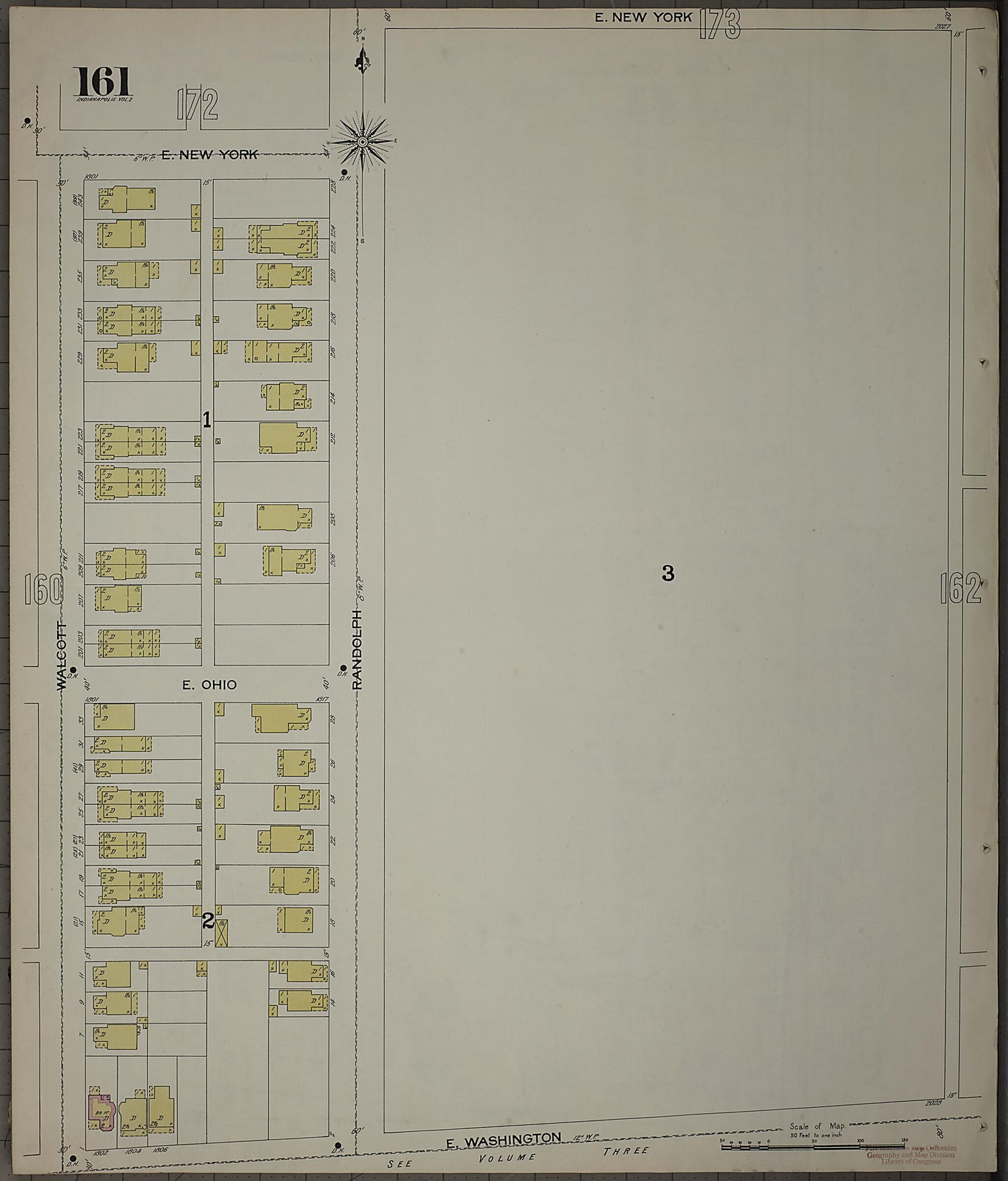 This old map of Indianapolis, Marion County, Indiana was created by Sanborn Map Company in 1898