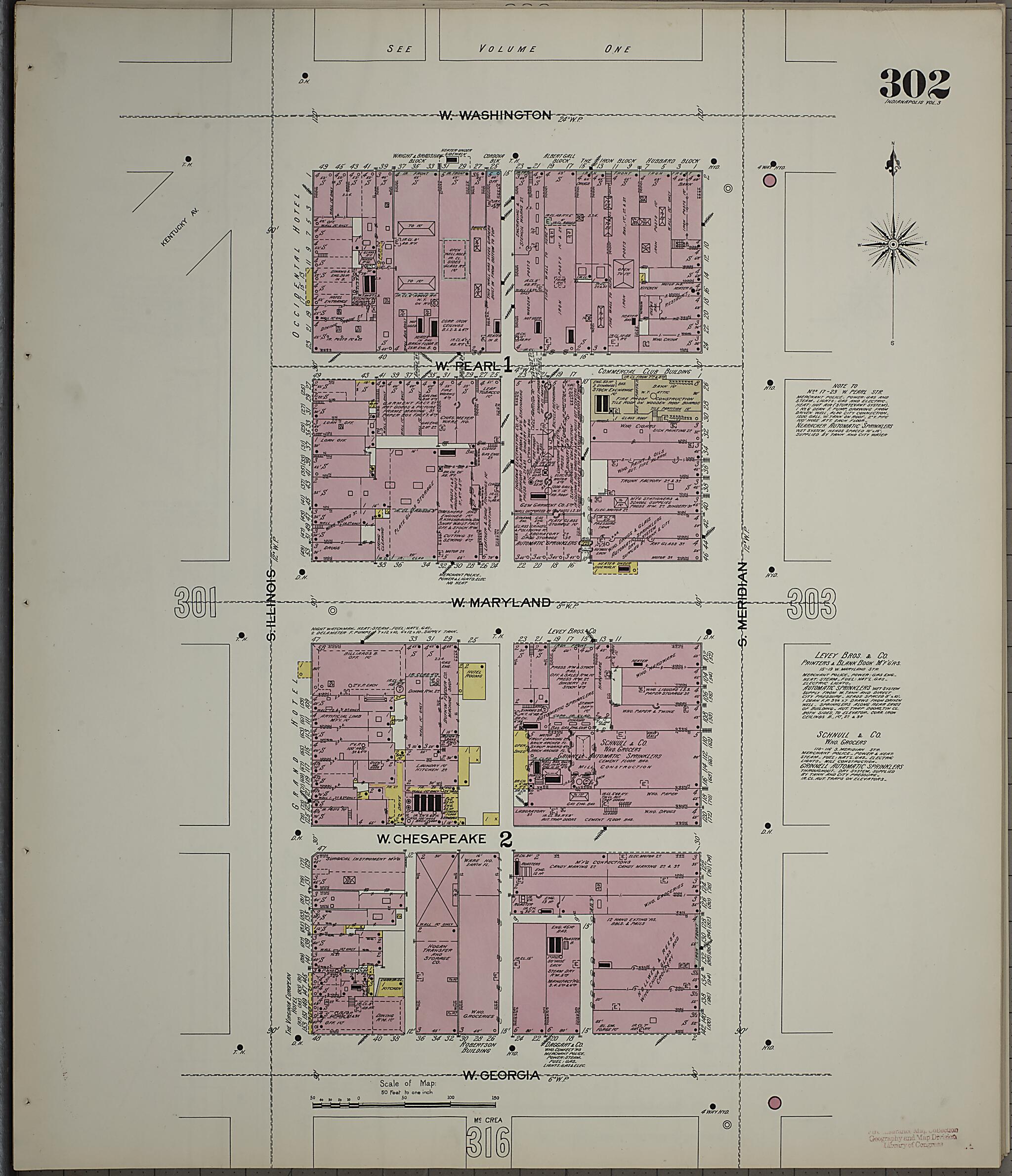 This old map of Indianapolis, Marion County, Indiana was created by Sanborn Map Company in 1898